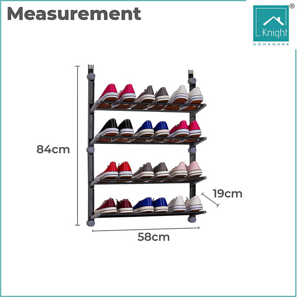 Metro Lane Metro 12 Pair Shoe Rack Wayfair.co.uk